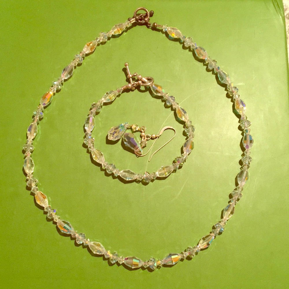 Crystal jewelry set